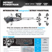 Detroit Integrated Powertrain Spec Sheet