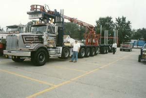 Western Star logging trucks are too handsome to keep in the woods all the time. Denny Olson took this 1991 Western Star to a truck show in Green Bay, Wis.